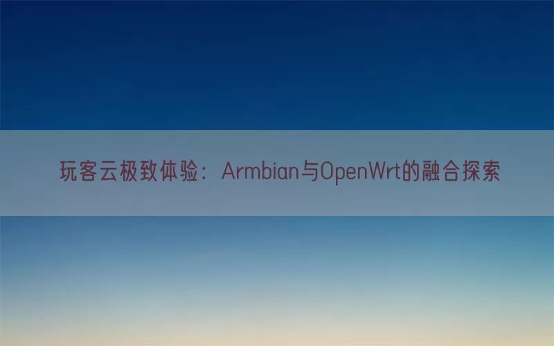 玩客云极致体验:Armbian与OpenWrt的融合探索