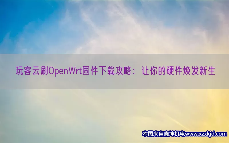 玩客云刷OpenWrt固件下载攻略：让你的硬件焕发新生(pic1)