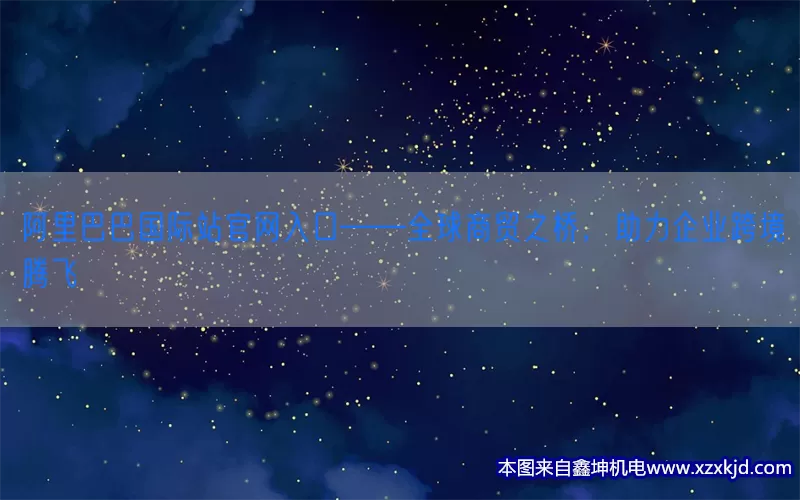 阿里巴巴国际站官网入口——全球商贸之桥，助力企业跨境腾飞(pic1)