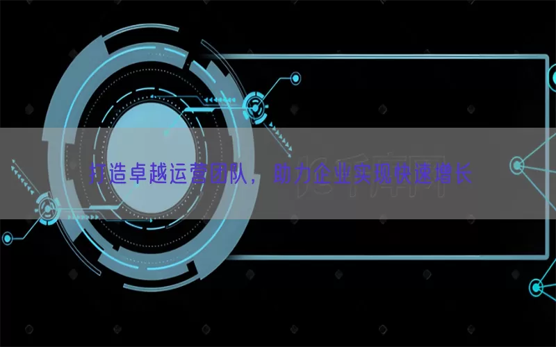 打造卓越运营团队,助力企业实现快速增长