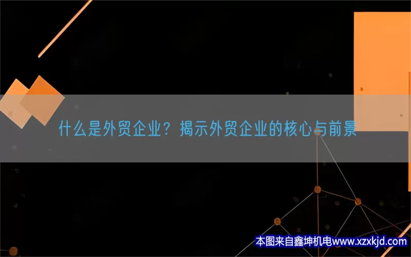 什么是外贸企业？揭示外贸企业的核心与前景(pic1)