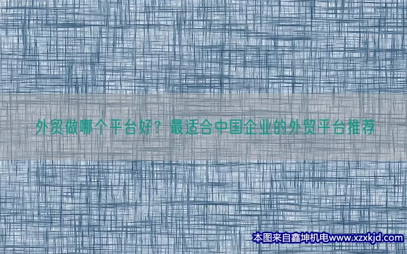 外贸做哪个平台好？最适合中国企业的外贸平台推荐(pic1)