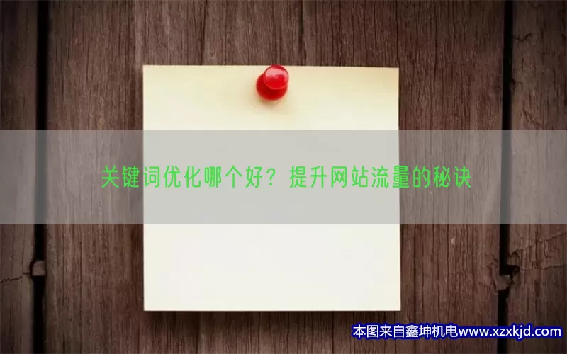 关键词优化哪个好？提升网站流量的秘诀(pic1)