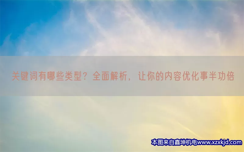 关键词有哪些类型？全面解析，让你的内容优化事半功倍(pic1)
