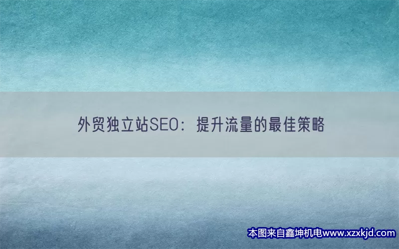 外贸独立站SEO：提升流量的最佳策略(pic1)