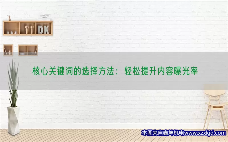 核心关键词的选择方法：轻松提升内容曝光率(pic1)
