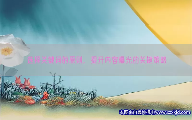 选择关键词的原则，提升内容曝光的关键策略(pic1)