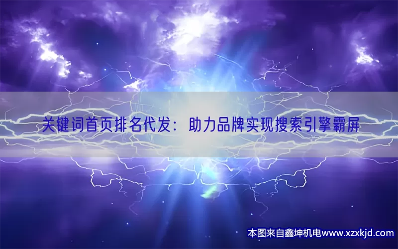 关键词首页排名代发：助力品牌实现搜索引擎霸屏(pic1)