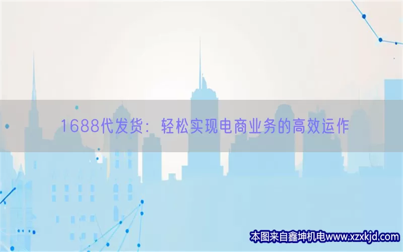 1688代发货：轻松实现电商业务的高效运作(pic1)
