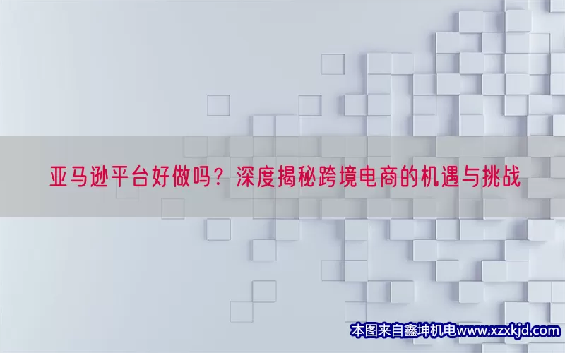亚马逊平台好做吗？深度揭秘跨境电商的机遇与挑战(pic1)