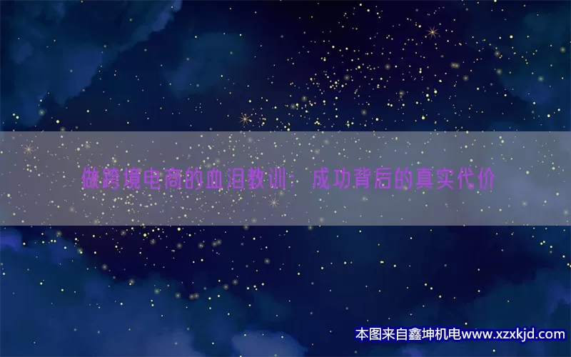 做跨境电商的血泪教训：成功背后的真实代价(pic1)