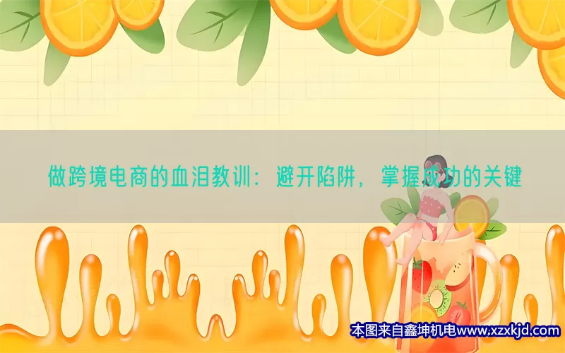 做跨境电商的血泪教训：避开陷阱，掌握成功的关键(pic1)