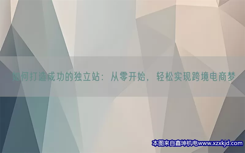 如何打造成功的独立站：从零开始，轻松实现跨境电商梦(pic1)