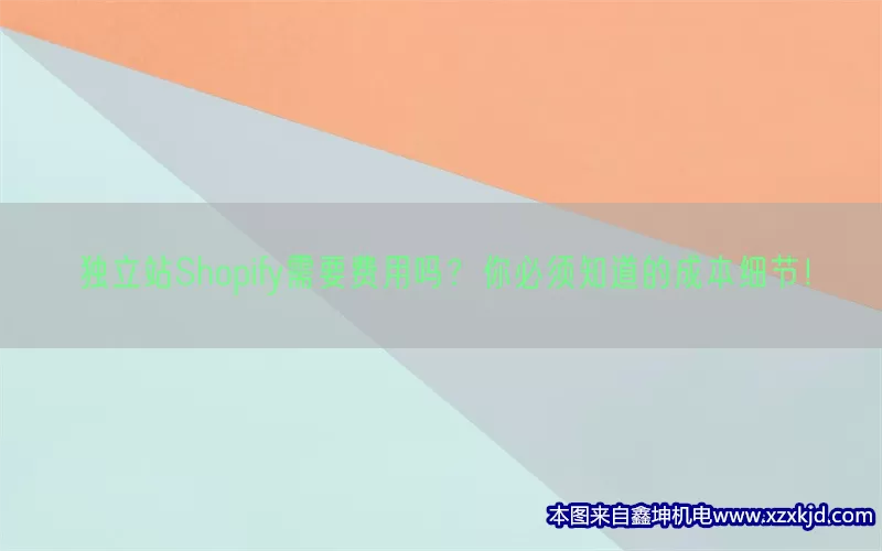 独立站Shopify需要费用吗？你必须知道的成本细节！(pic1)