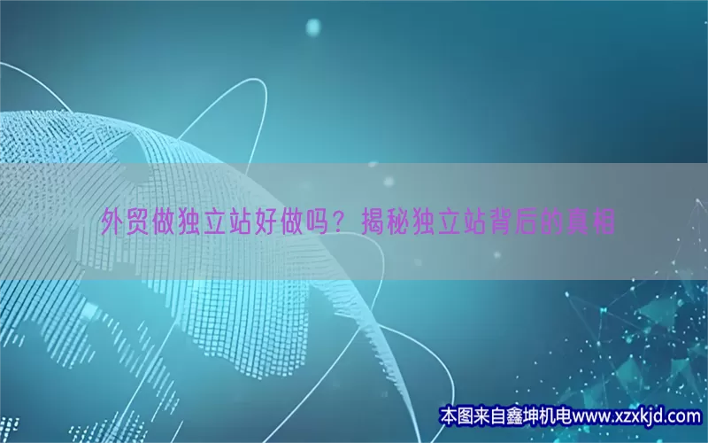 外贸做独立站好做吗？揭秘独立站背后的真相(pic1)