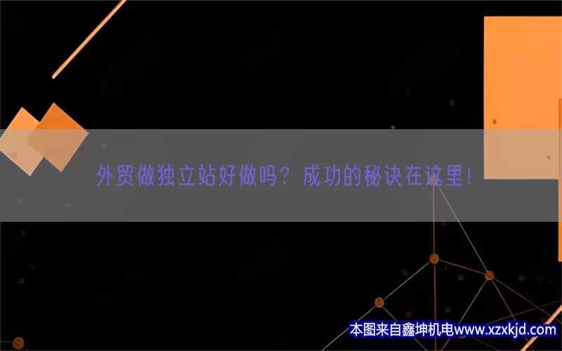 外贸做独立站好做吗？成功的秘诀在这里！(pic1)