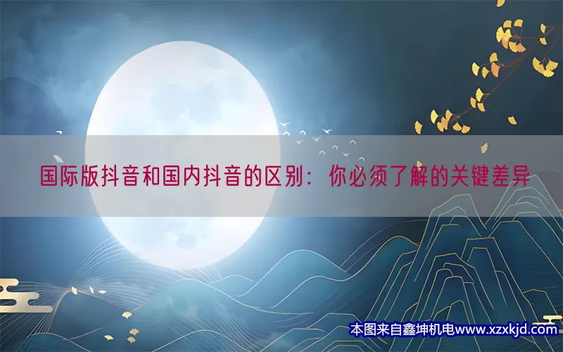 国际版抖音和国内抖音的区别：你必须了解的关键差异(pic1)