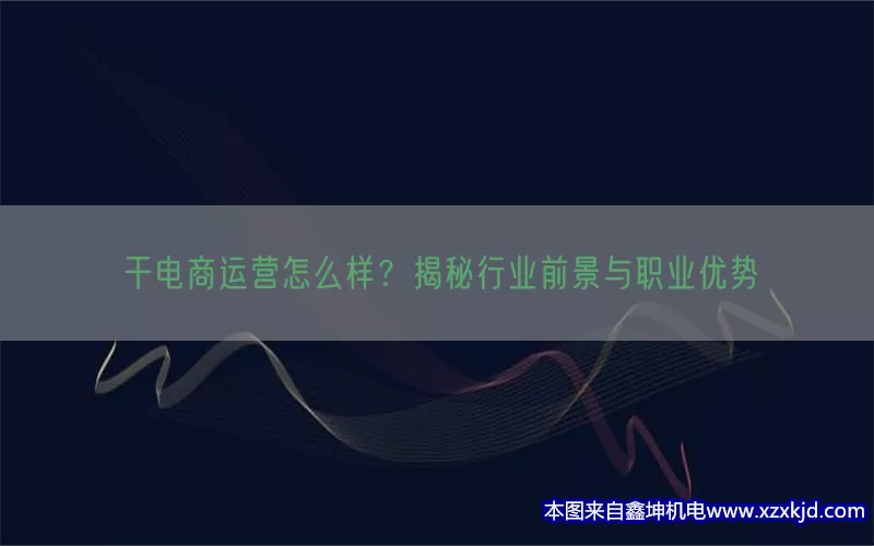 干电商运营怎么样？揭秘行业前景与职业优势(pic1)