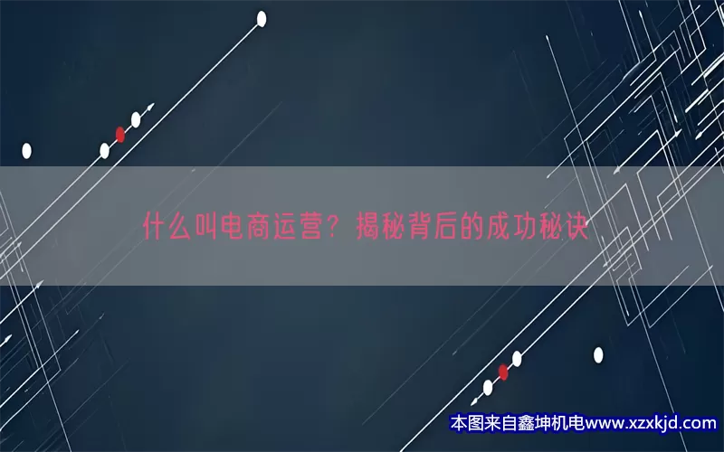 什么叫电商运营？揭秘背后的成功秘诀(pic1)
