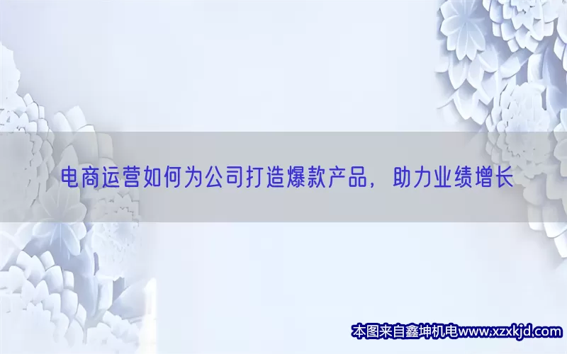 电商运营如何为公司打造爆款产品，助力业绩增长(pic1)