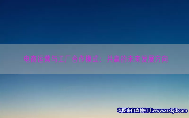 电商运营与工厂合作模式：共赢的未来发展方向(pic1)