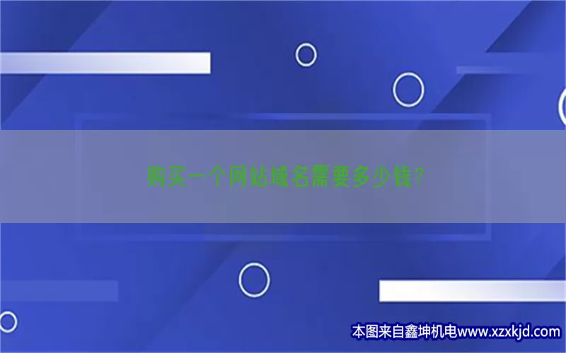 购买一个网站域名需要多少钱？(pic1)