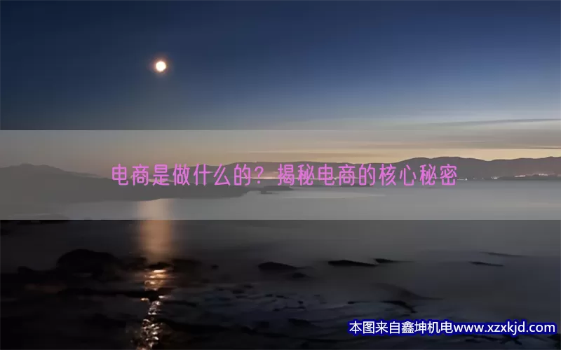 电商是做什么的？揭秘电商的核心秘密(pic1)