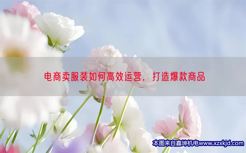 电商卖服装如何高效运营，打造爆款商品(pic1)