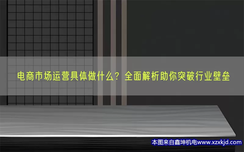电商市场运营具体做什么？全面解析助你突破行业壁垒(pic1)