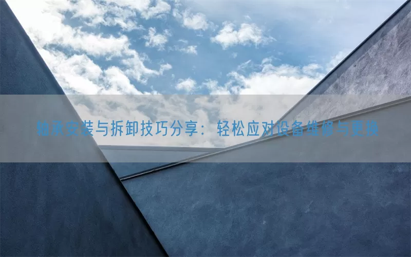 轴承安装与拆卸技巧分享：轻松应对设备维修与更换