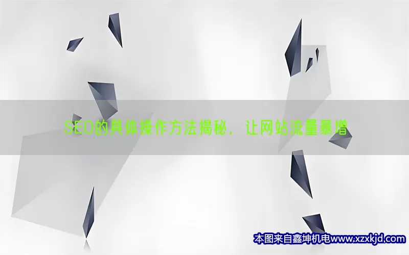 SEO的具体操作方法揭秘，让网站流量暴增(pic1)