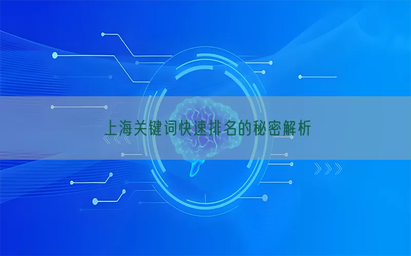 上海关键词快速排名的秘密解析