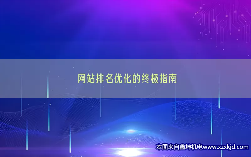 网站排名优化的终极指南(pic1)