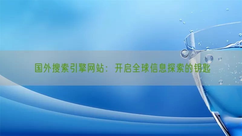 国外搜索引擎网站：开启全球信息探索的钥匙