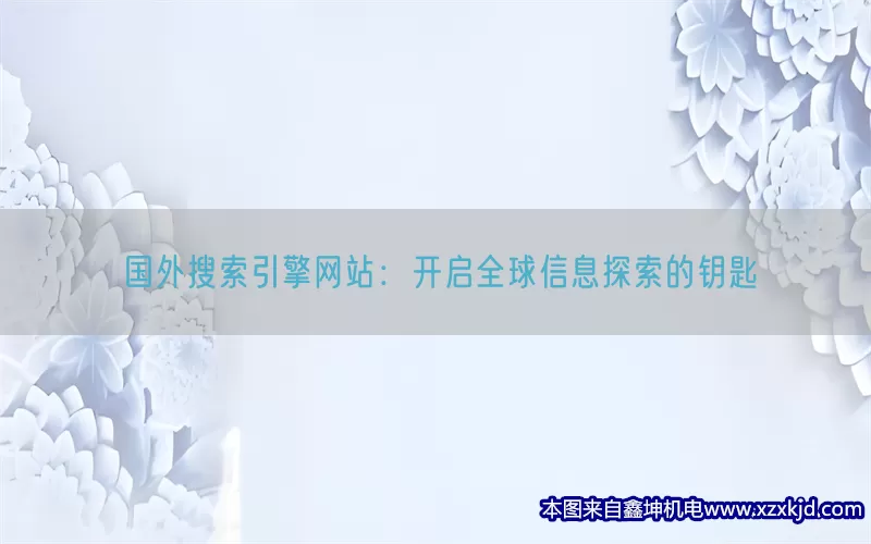 国外搜索引擎网站：开启全球信息探索的钥匙(pic1)