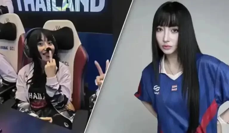 王者荣耀选手使用作弊软件，被发现后对着镜头竖中指，被紧急换下(pic4)